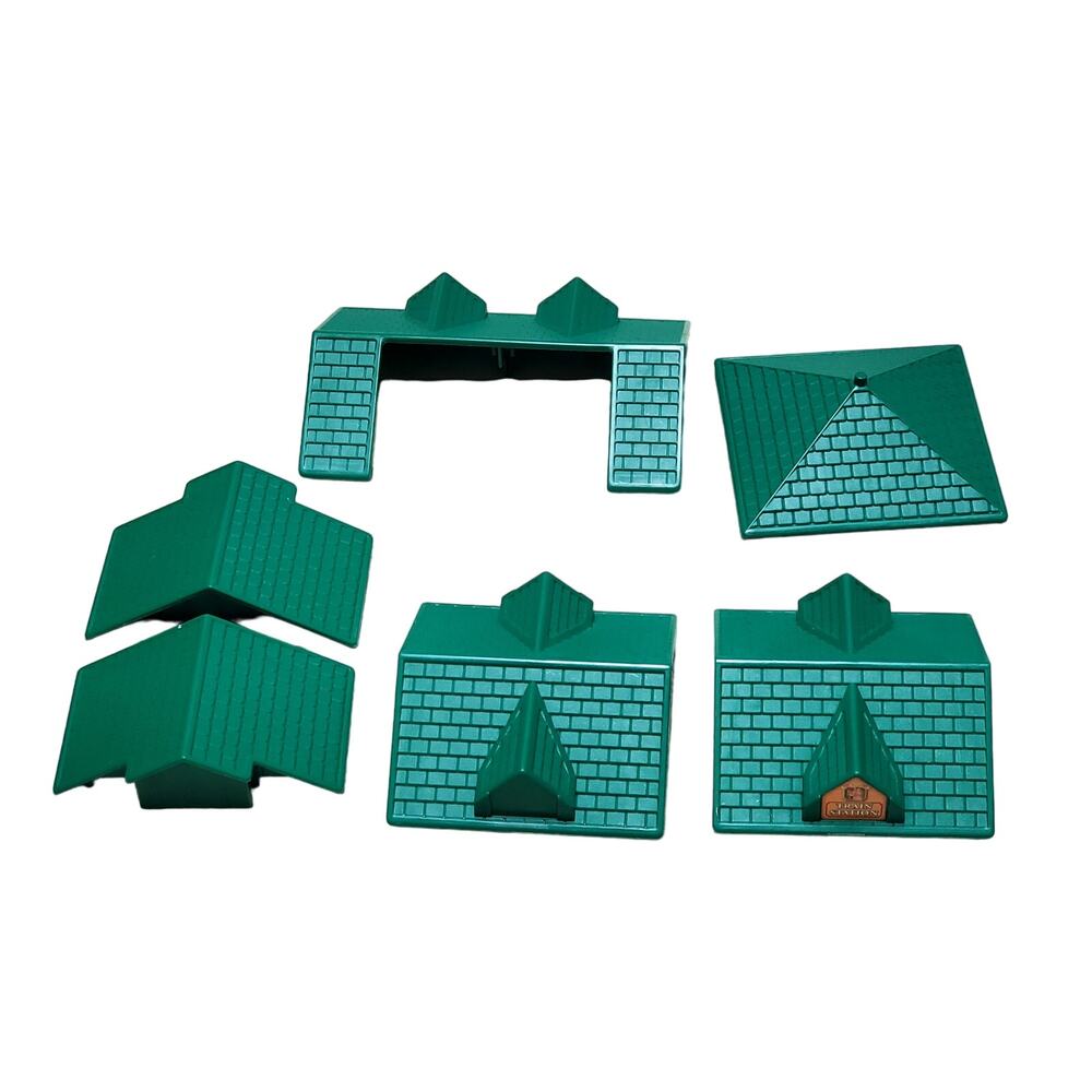 Lot of 6 Lincoln Logs Replacements Roof 1998 Hasbro Original Bundle - Picture 3 of 9